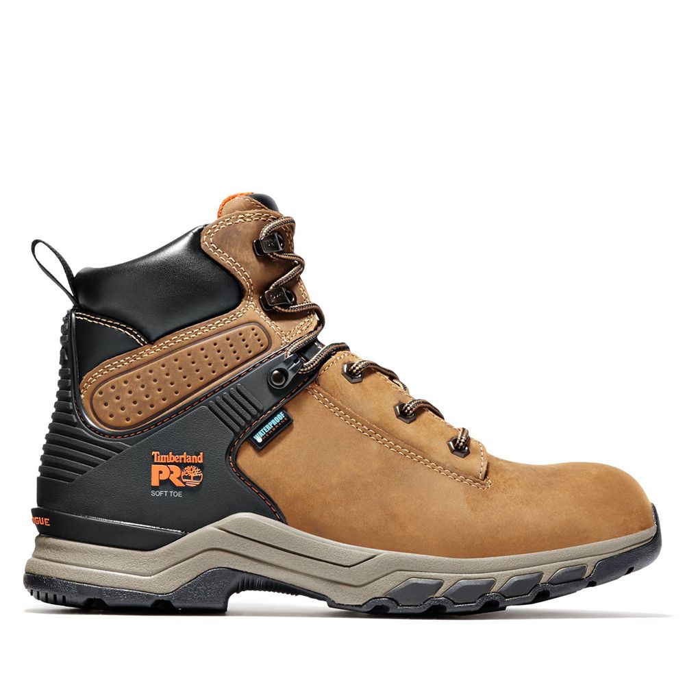 Bocanci De Muncă Timberland Barbati Maro/Negrii - Pro® Hypercharge 6\" Soft Toe - Romania - AWCBKY162